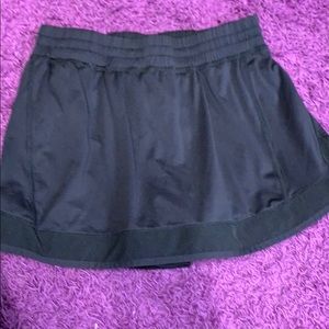 Tennis skirt with shorts underneath